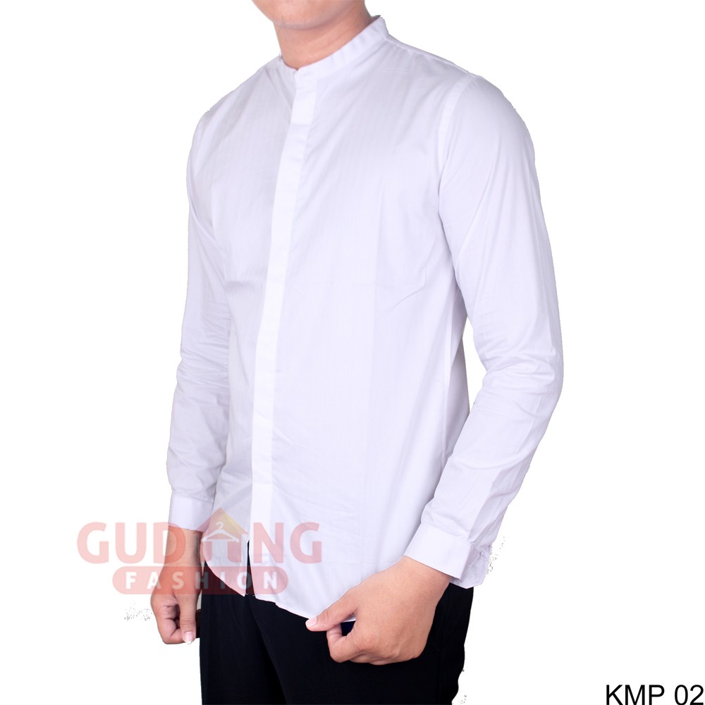 Kemeja Krah Koko Muslim Slimfit Panjang - KMP 02