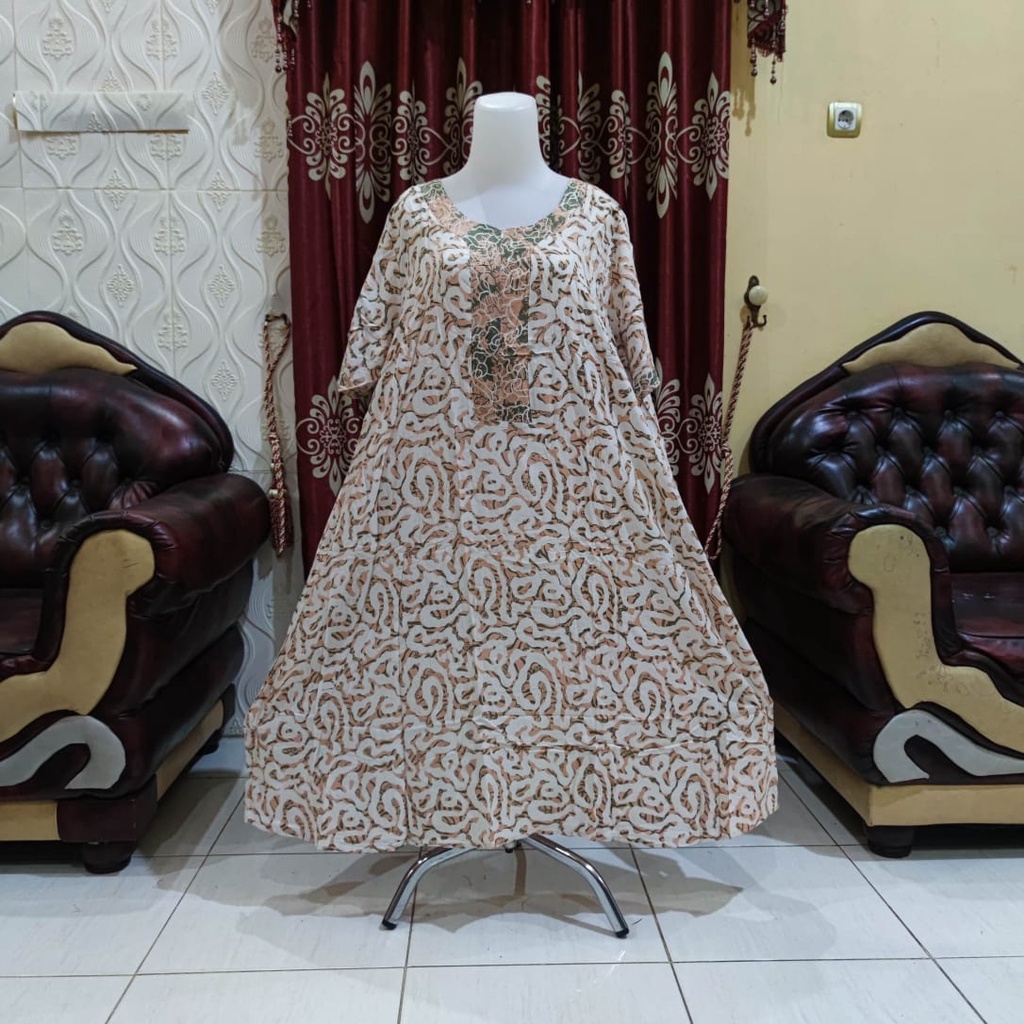 Daster Batik Luza Marsya Jumbo 044 / Daster Murah Jumbo Luza / Daster Jumbo