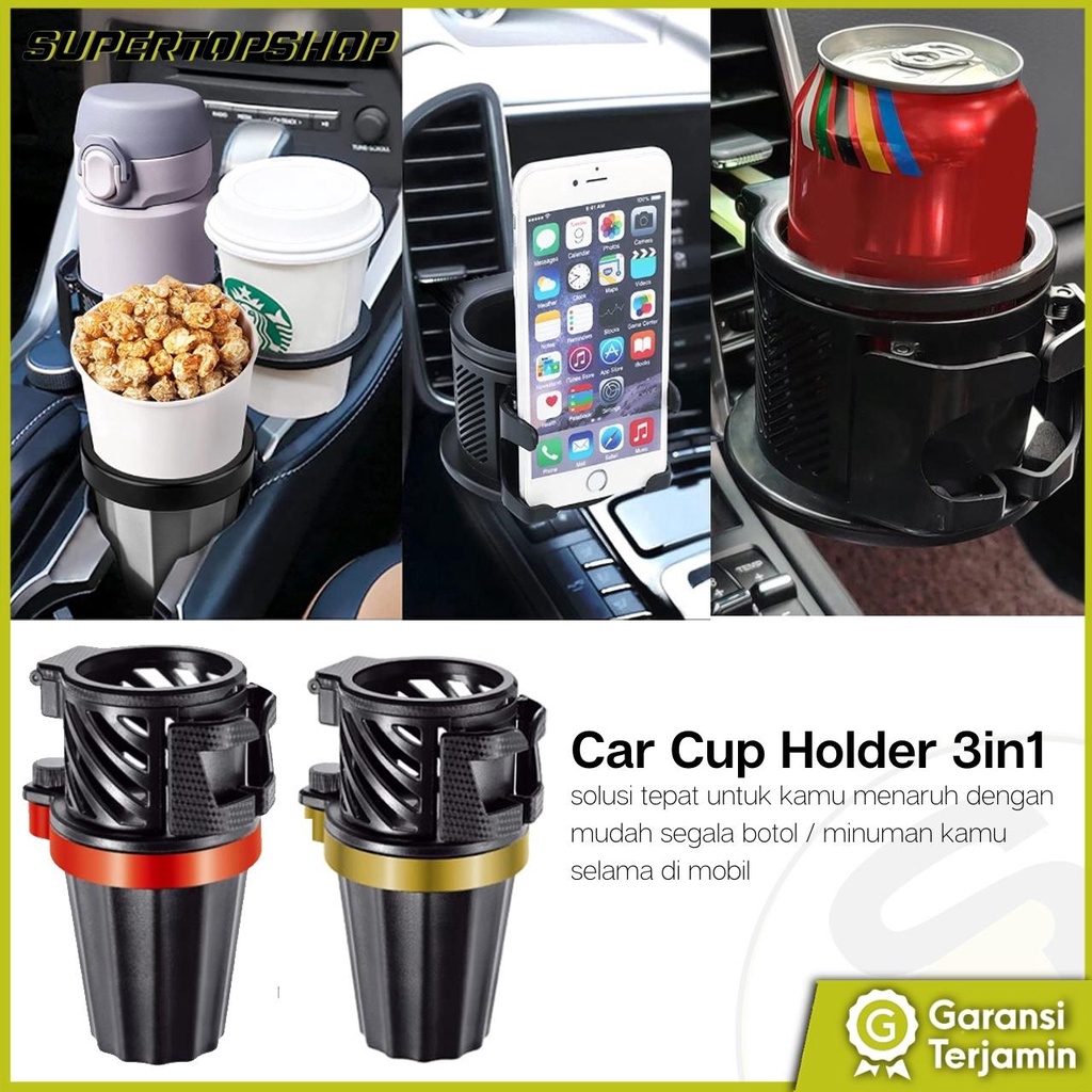 Car cup holder 3in1 holder minuman mobil holder botol di mobil 3in1