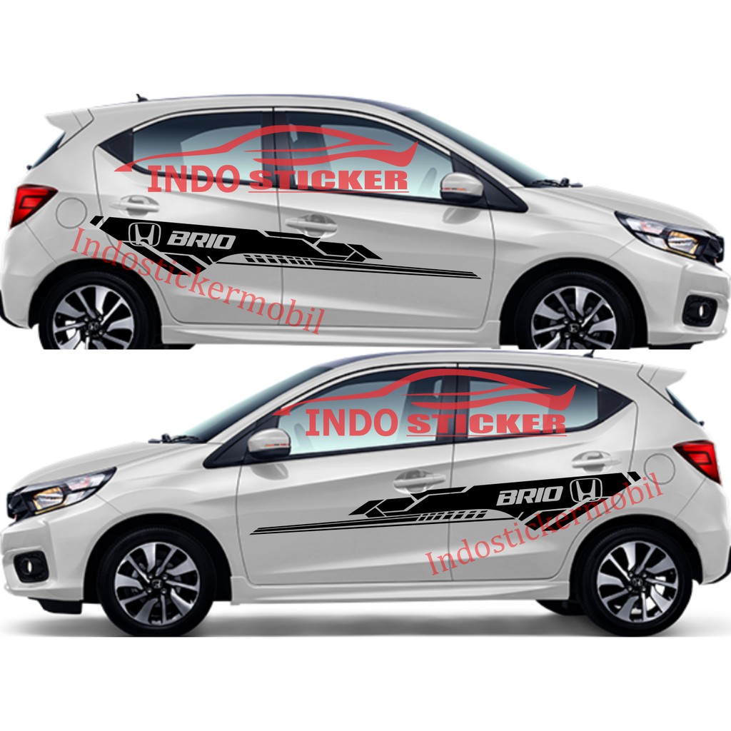Stiker sticker mobil brio sticker list body samping mobil brio