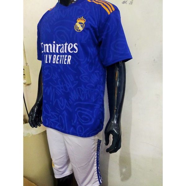 BAJU BOLA JERSEIY R.MADDRID HOME/ AWAY 2021-22