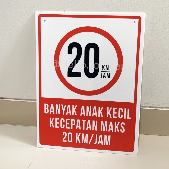 

Sign BoardKurangi Kecepatan Banyak Anak Kecil | Sign Perumahan Cluster Elegan
