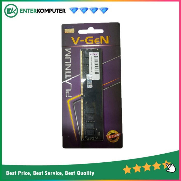 Memoryram V-GeN Platinum DDR4 16GB PC21000