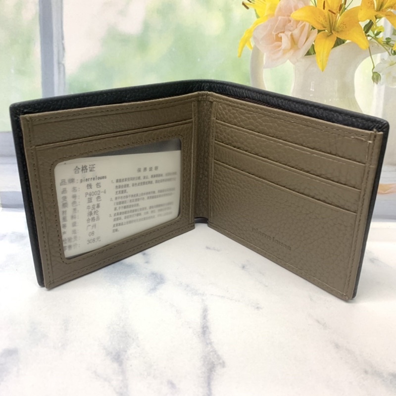 COD DOMPET KULIT PIERRE LOUES PENDEK KULIT ASLI