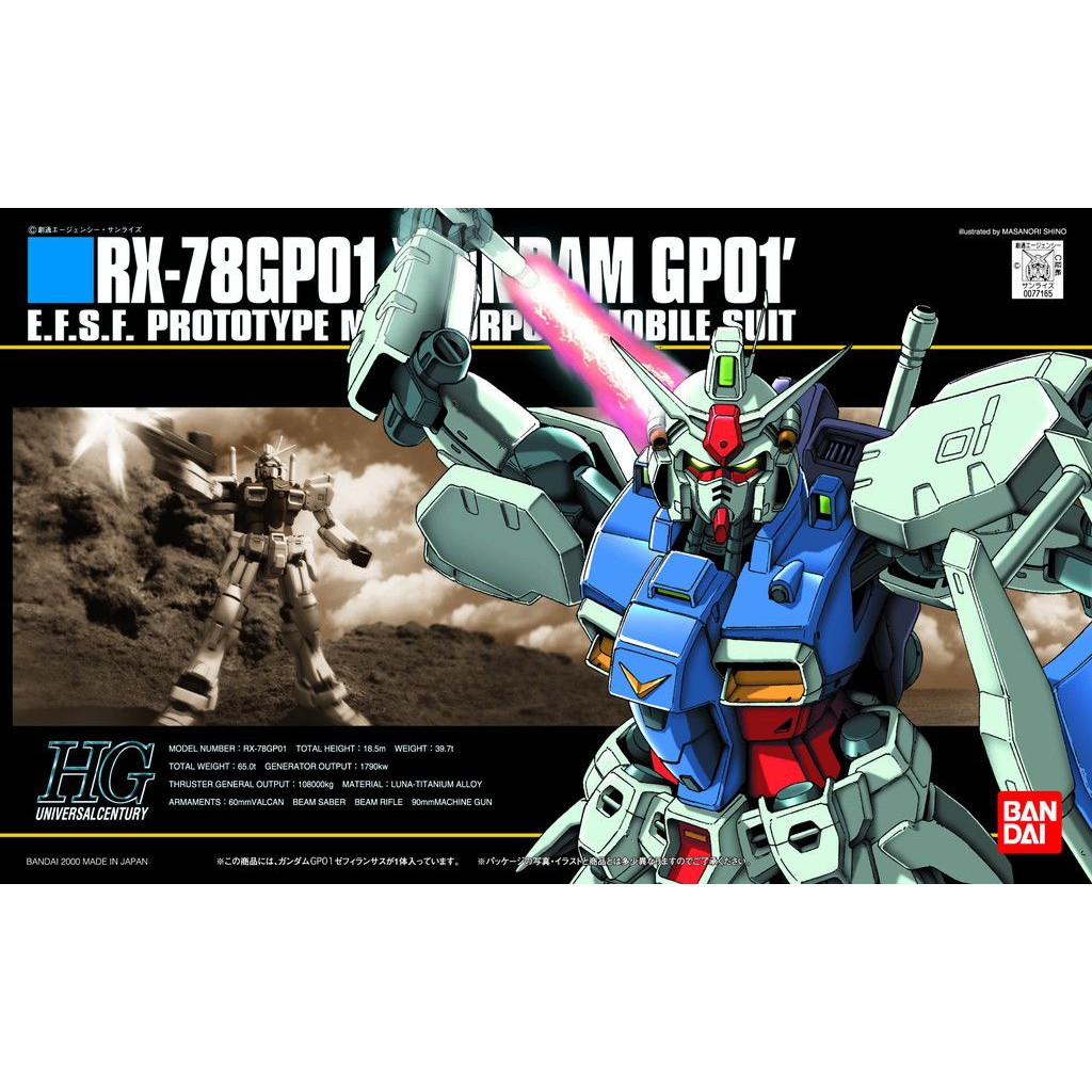HG 1/144 RX-78 GP01 Gundam GP01 ZEPHYRANTHES (HGUC)