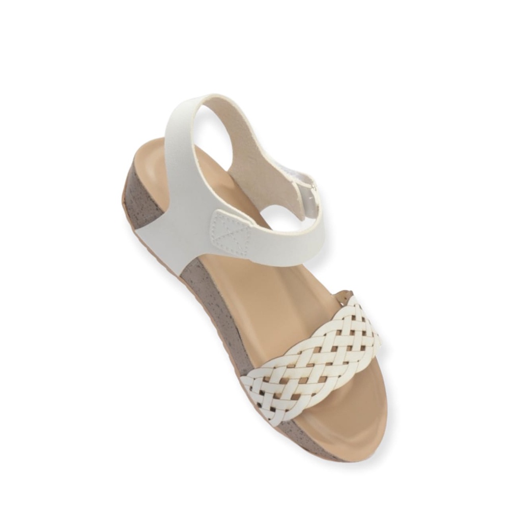 d'Lafeet Sandal Anak Perempuan - Lopika White / Ramayana Jatinegara