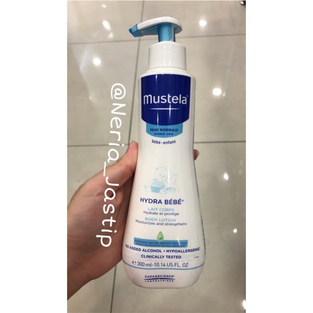 mustela baby body lotion