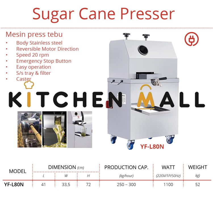 GETRA YF-L80N SUGAR CANE PRESSER - MESIN PRESS TEBU