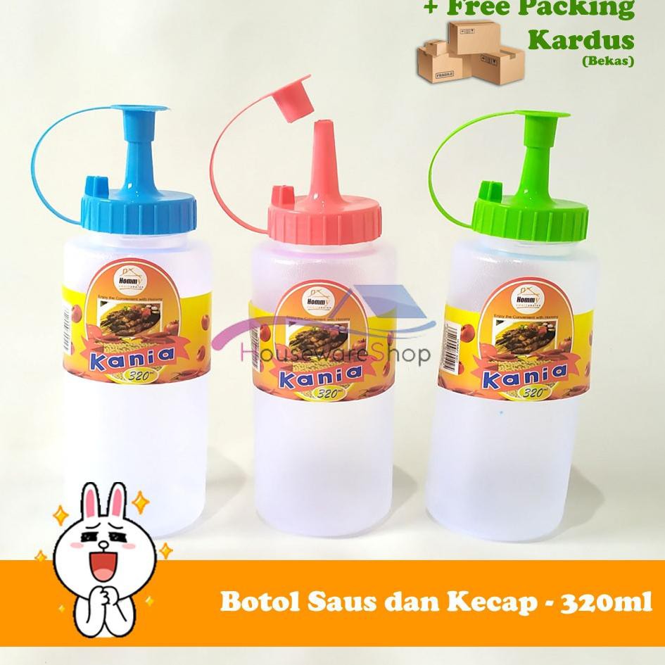 

[BACA DESC] Botol Saus dan Kecap Kania - 320ml