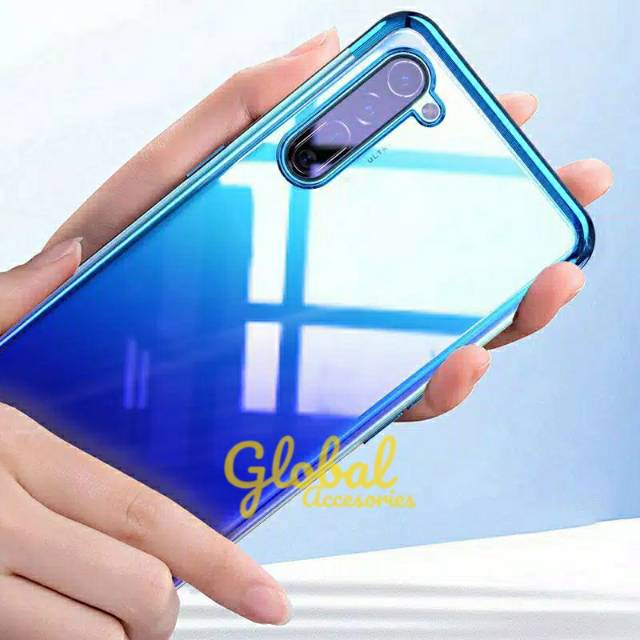 Softcase Realme 6 Pro Cover Shining Plating Transparent Casing Realme 6Pro