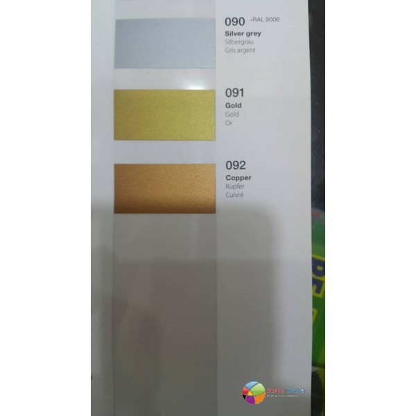 TERMURAH -   Sticker Oracal 651 Doff/Matt (Silver, Gold & Copper)