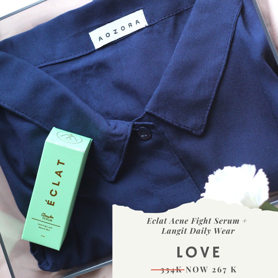 

Kado Spesial Valentine gift " LOVE " Eclat Acne Fight + Langit Daily Wear