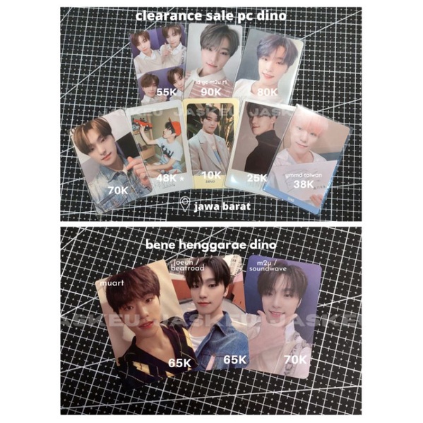 PHOTOCARD PC TRADING CARD TC LUCKY DRAW LD YOUR CHOICE M2U SEVENTEEN DINO INCOMPLETE HENGGARAE HGR G