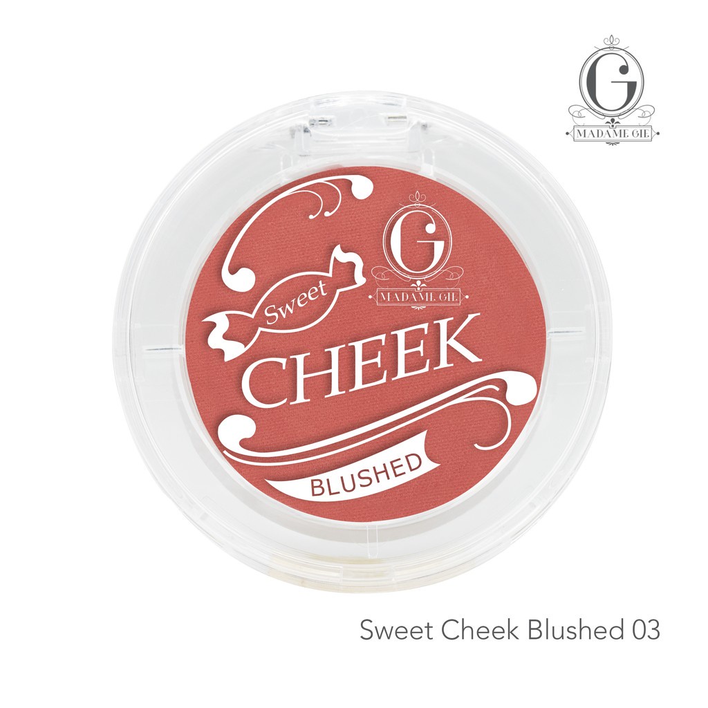 MADAME GIE MAKEUP BLUSH ON POWDER SWEET CHEEK BLUSHED [SWEETSPACE]