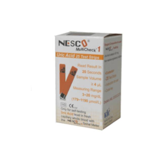 Strip Isi Ulang Nesco Asam Urat Refill Nesco Uric Acid Nesco UA