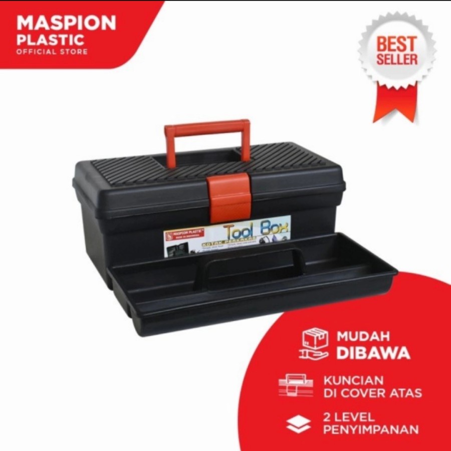 MASPION Kotak Alat Perkakas Classy Tool Box 13” BM-T 162