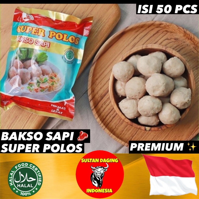 

BAKSO SAPI SUPER POLOS ISI 50 PCS PREMIUM/BAKSO SB PREMIUM 50/BAKSO ISI 50 PCS/BASO ISI 50/BAKSO POLOS ISI 50/ BASO ISI DAGING/ BAKSO SUPER/ BAKSO SUPER SELERA