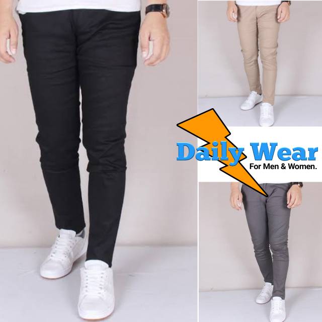 COD CELANA  CHINO  PANT CASUAL PANJANG  POLOS FORMAL CHINO  