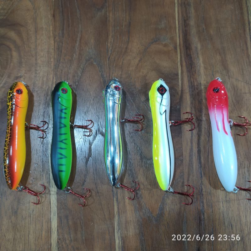 lure umpan casting pencil set hook 16gr