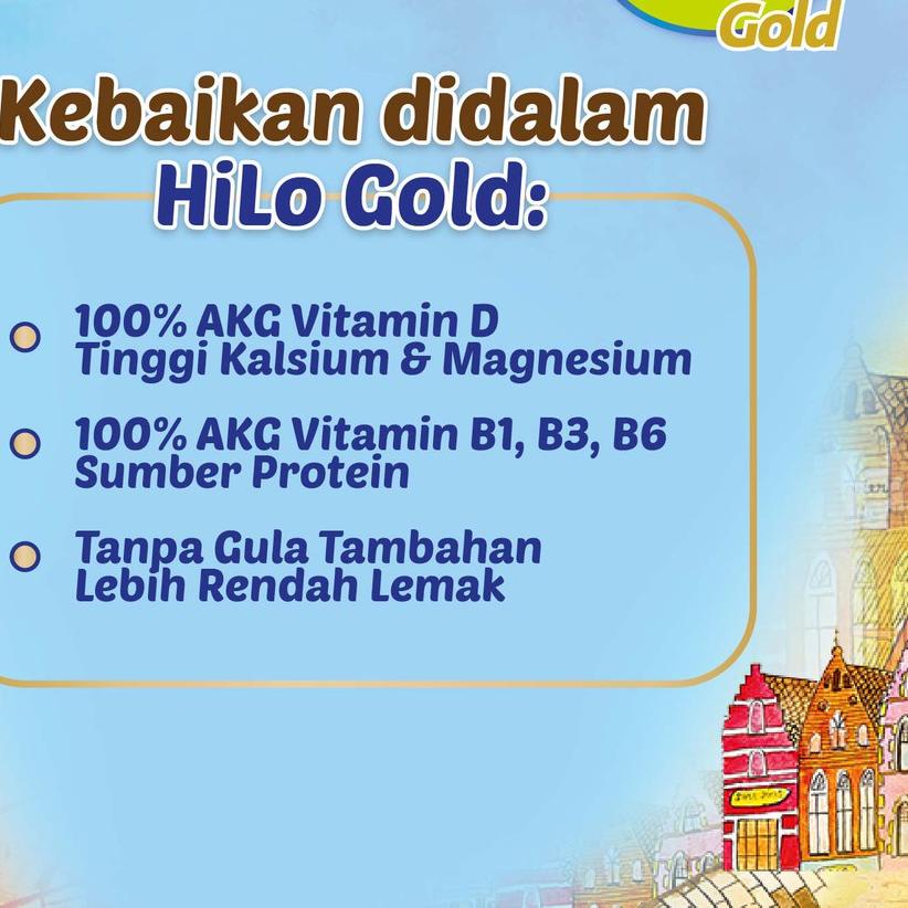 

limited Edition✔️HiLo Gold Plain 1000 gram - Susu Tinggi Kalsium|KD2
