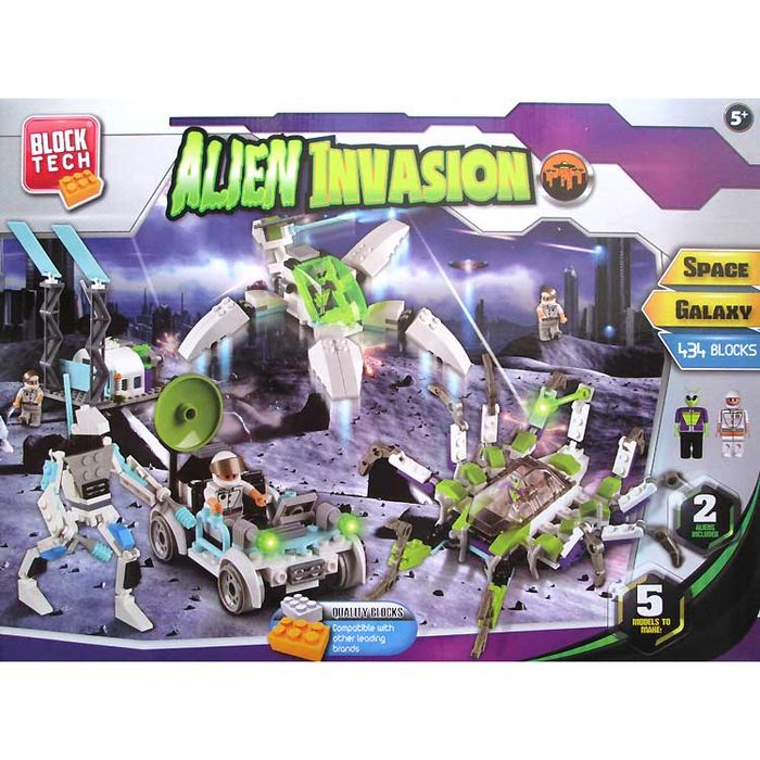 BISA BAYAR DIRUMAH Grafix Block Tech Alien Invasion 434Pcs Building Blocks MURAH