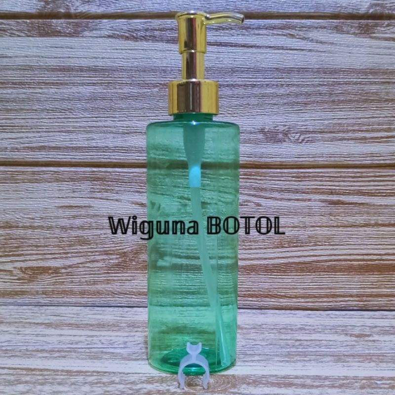 Botol Pump 250ml Hijau / Botol Rf 250ml Hijau Tutup Pump Luxury Gold