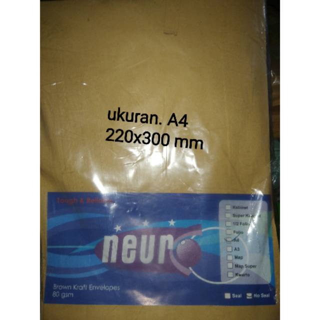 

Amplop Coklat Uk.A4