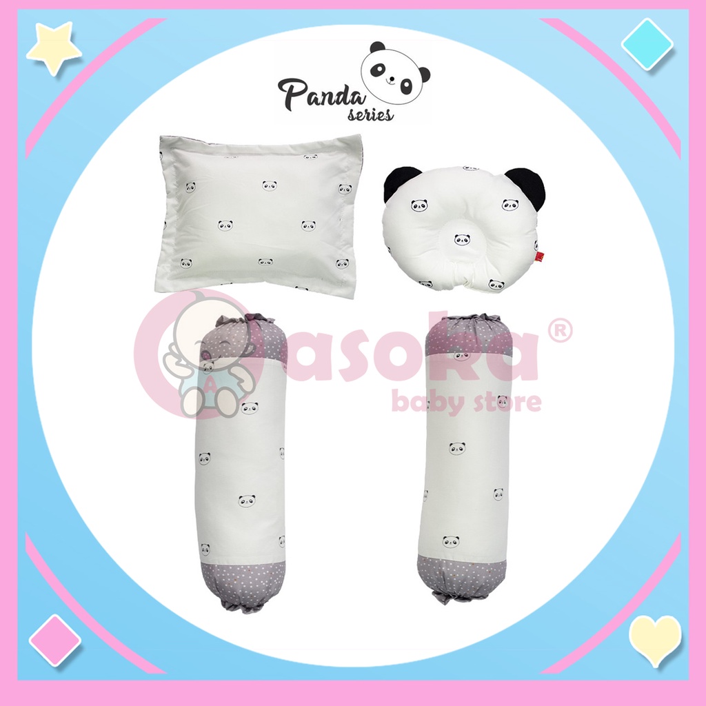 Omiland Bantal Guling Set Peang Panda Series OWB1142 ASOKA