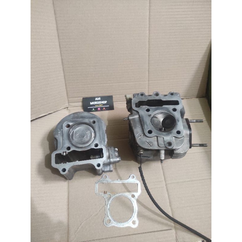 boring head beat fi esp scoopy fi esp original cylinder blok kop