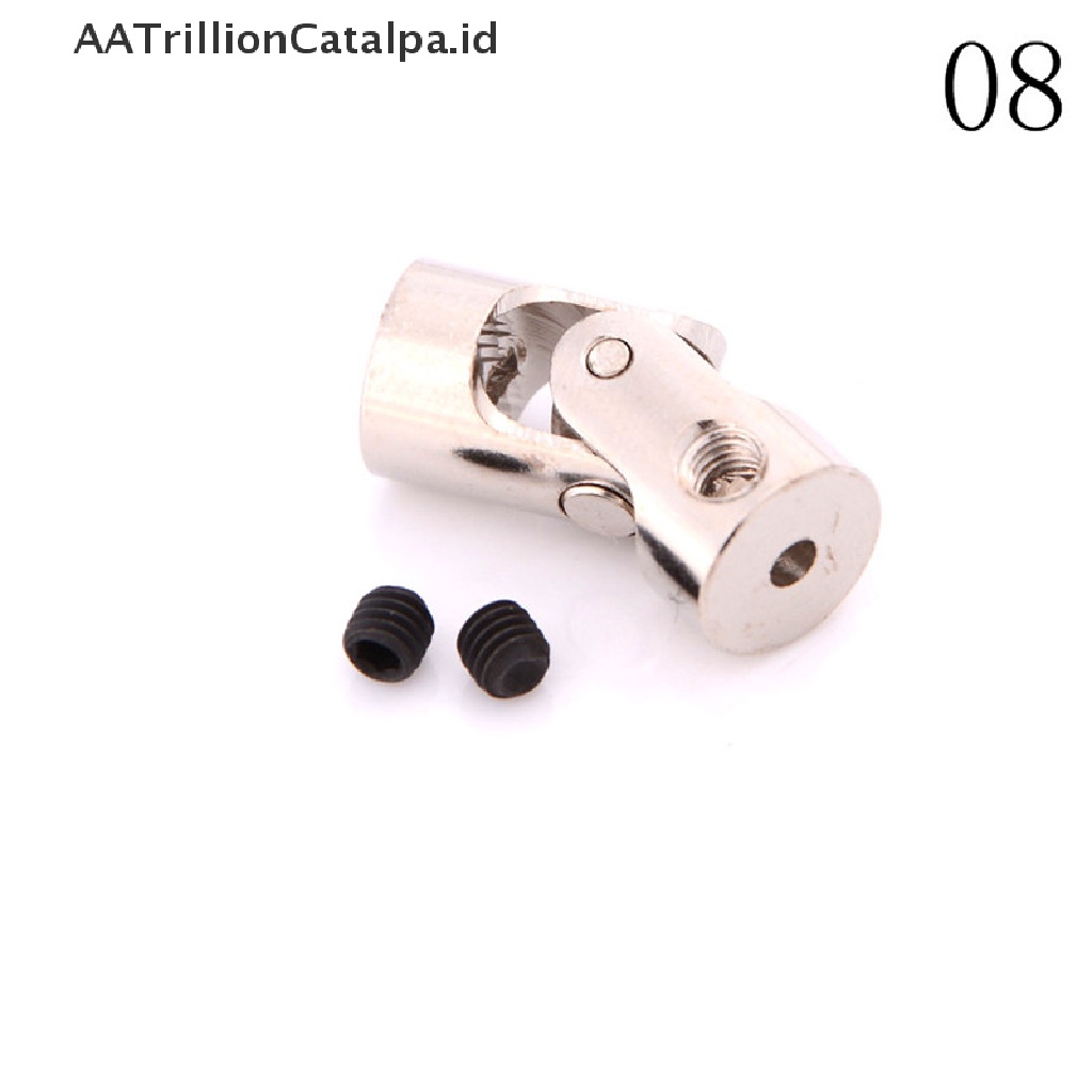 (AATrillionCatalpa) Sambungan Kopling Motor Universal Ukuran 2 / 2.3 / 3 / 3.17 / 4mm