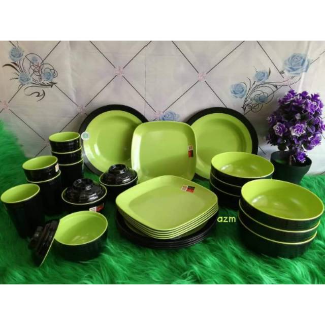 Melamin set Golden dragon