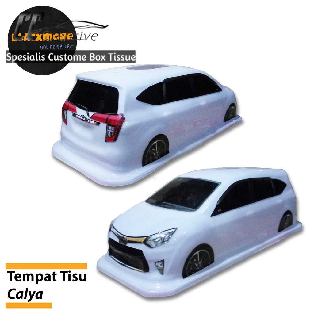 Tempat Tisu Mobil Miniatur Calya