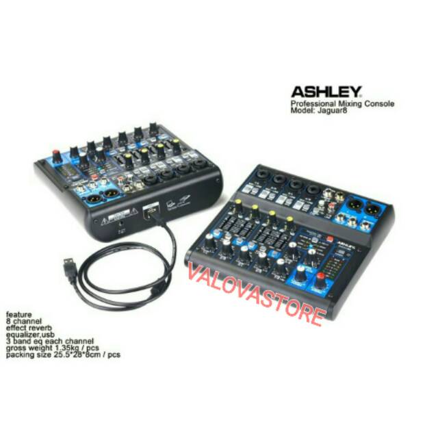 Mixer Audio Ashley Jaguar 8 Jaguar8 8 channel