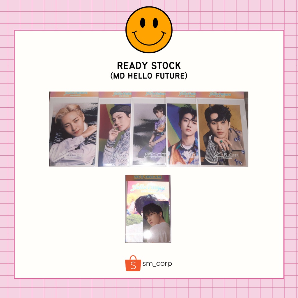 Ready Stock MD Hello Future NCT Dream Postcard Hologram Jeno, Renjun, Haechan