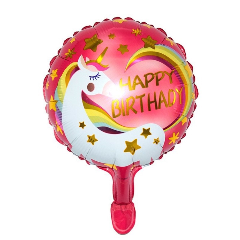 [1Pc Pack] [10 inch Happy Birthday Foil Balloon Letter Confetti Latex Balloons] [For Birthday Wedding Party Home Decor Supplies]