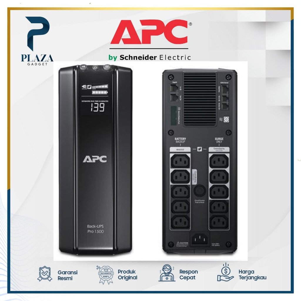 UPS APC Power-Saving Back-UPS Pro 1500, 230V BR1500GI - Garansi 2Th