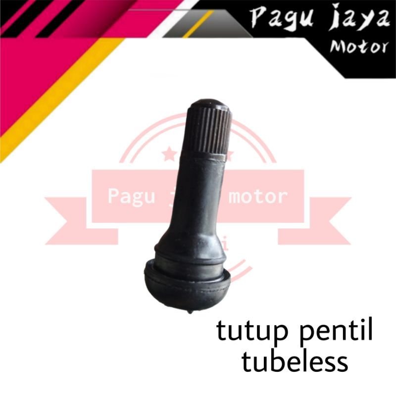 cop tutup pentil tubles tubless tubeless karet hitam