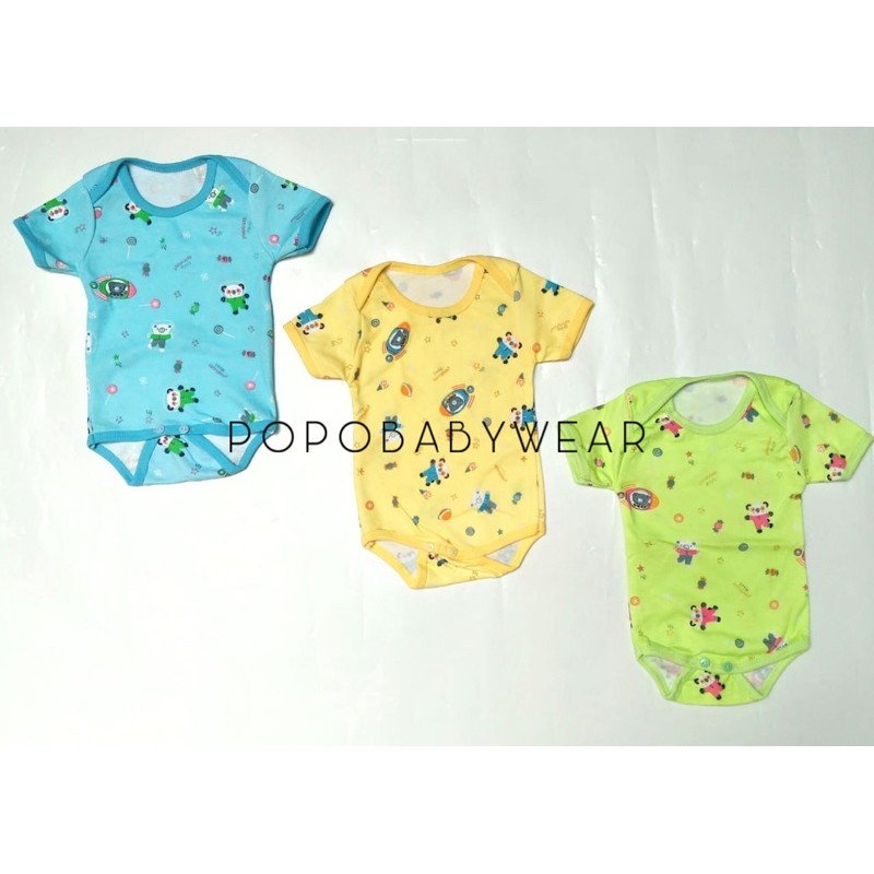 Jumpsuit/Jumper Bayi Motif (1pcs/Double Cotton)