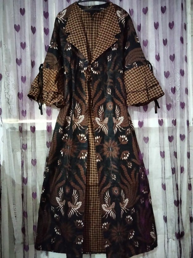 Bisa Pisah Batik Couple Keluarga Sania Ruffle Ori Ndoro Jowi Termurah