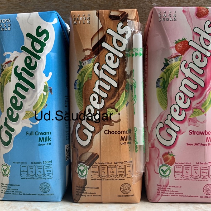 

Susu Greenfields UHT 250ml | 200ml