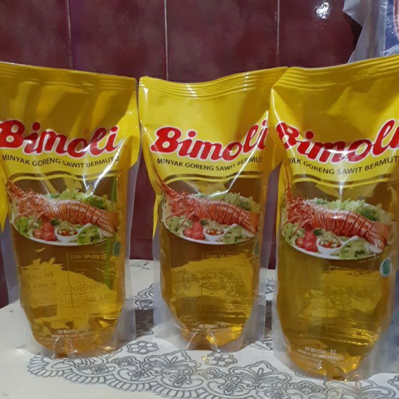 

minyak goreng bimoli 1L minyak bimoli kemasan refill 1liter