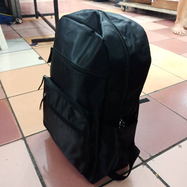 Tas Ransel Murah Kwalitas Bagus/Backpack Hitam Polos