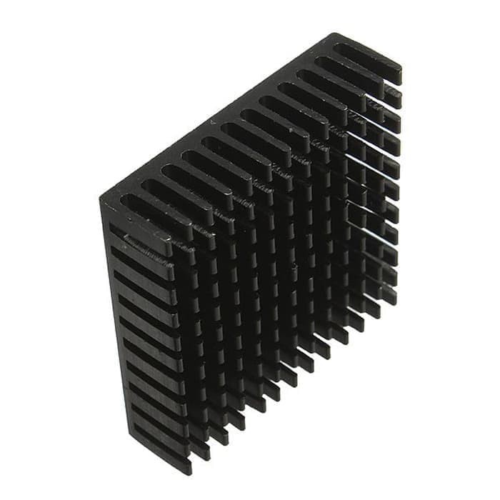 Aluminium Heat Sink 40 x 40 x 11mm Heatsink Pendingin cocok ke Peltier