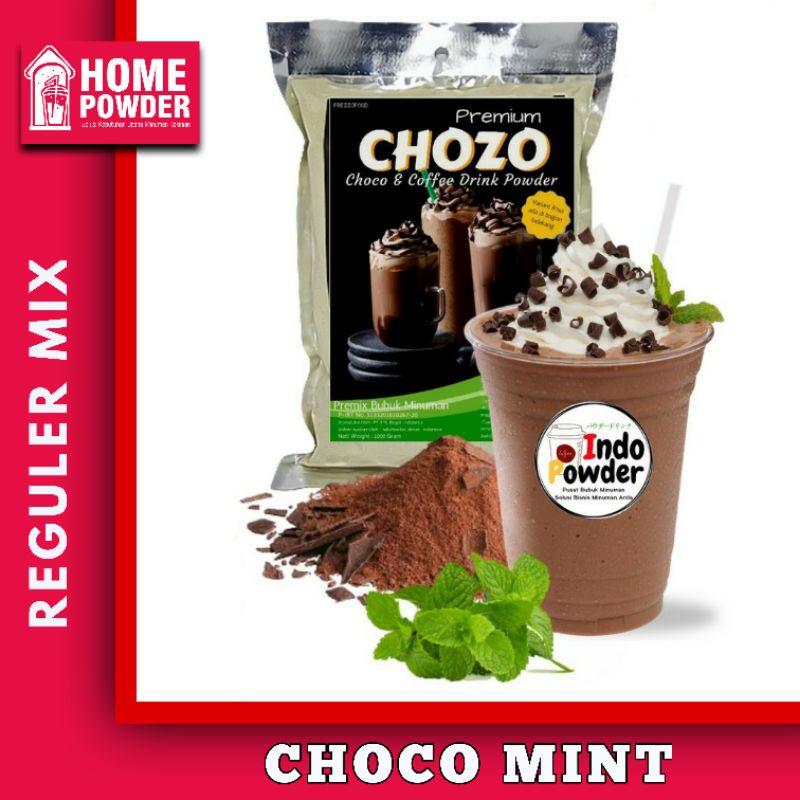 

Bubuk Minuman Drink Powder Chozo Choco Coklat Mint 1Kg Minuman Coklat Enak dan Murah