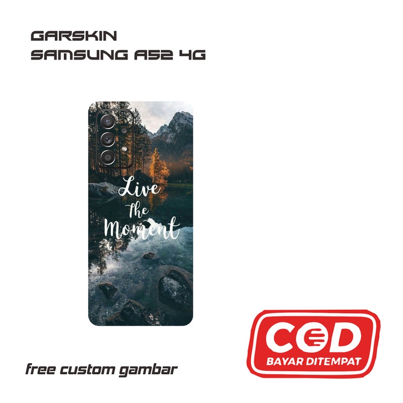GARSKIN/STICKER HANDPHONE SAMSUNG A52 4G CUSTOM