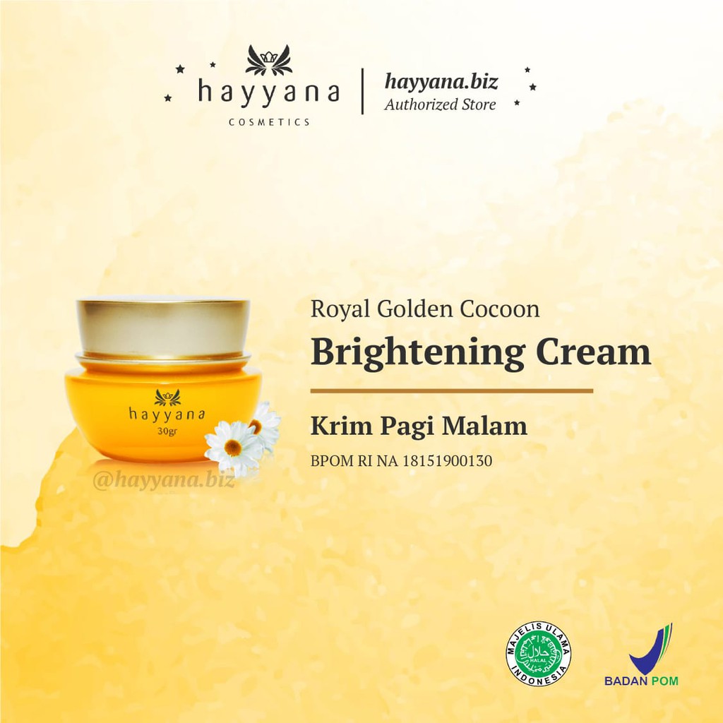 Hayyana Skincare Brightening Cream - Perawatan Wajah - Pelembab Wajah