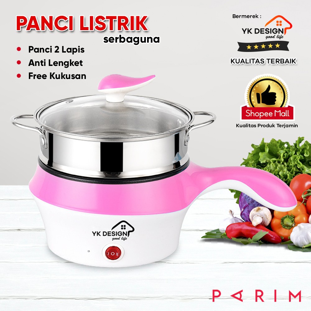 PARIM PANCI ELEKTRIK Electric Fry Pan Multifungsi PANCI BAHAN TEFLON PRM-802