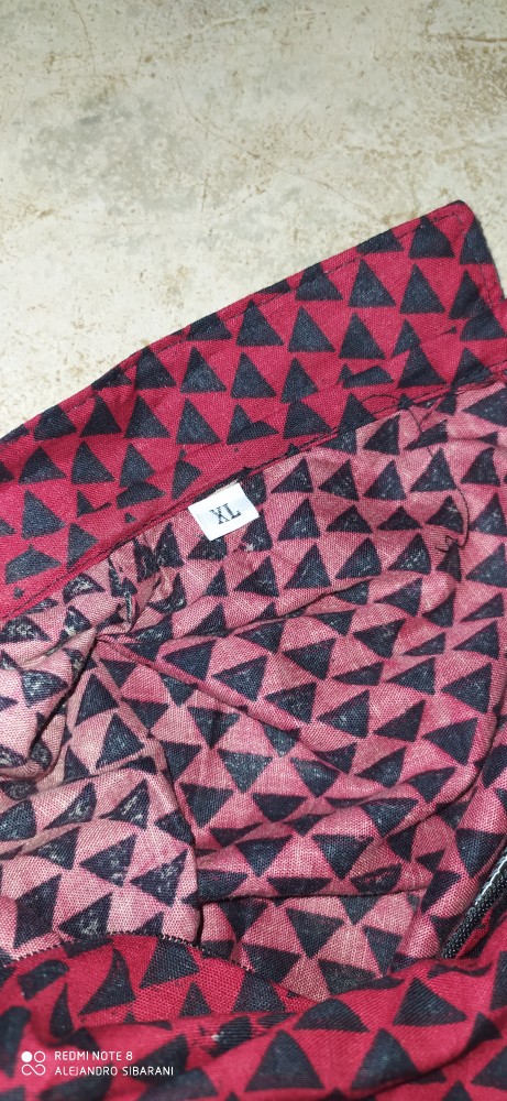 Batik Couple Keluarga Sania Ruffle Ori Ndoro Jowi Dnt Motif Bara Merah