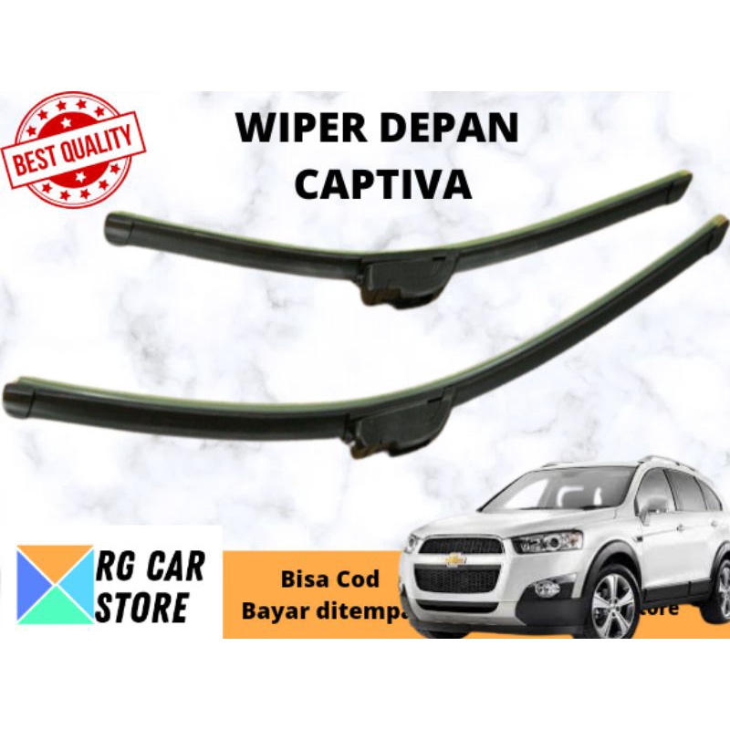 WIPER DEPAN CAPTIVA FRAMELESS ISI 2PCS DIJAMIN PNP TINGGAL PASANG BERKUALITAS