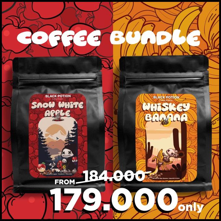 

Coffee Bundle (2X 200 Gram) Roasted Beans Specialty Coffee Biji Kopi